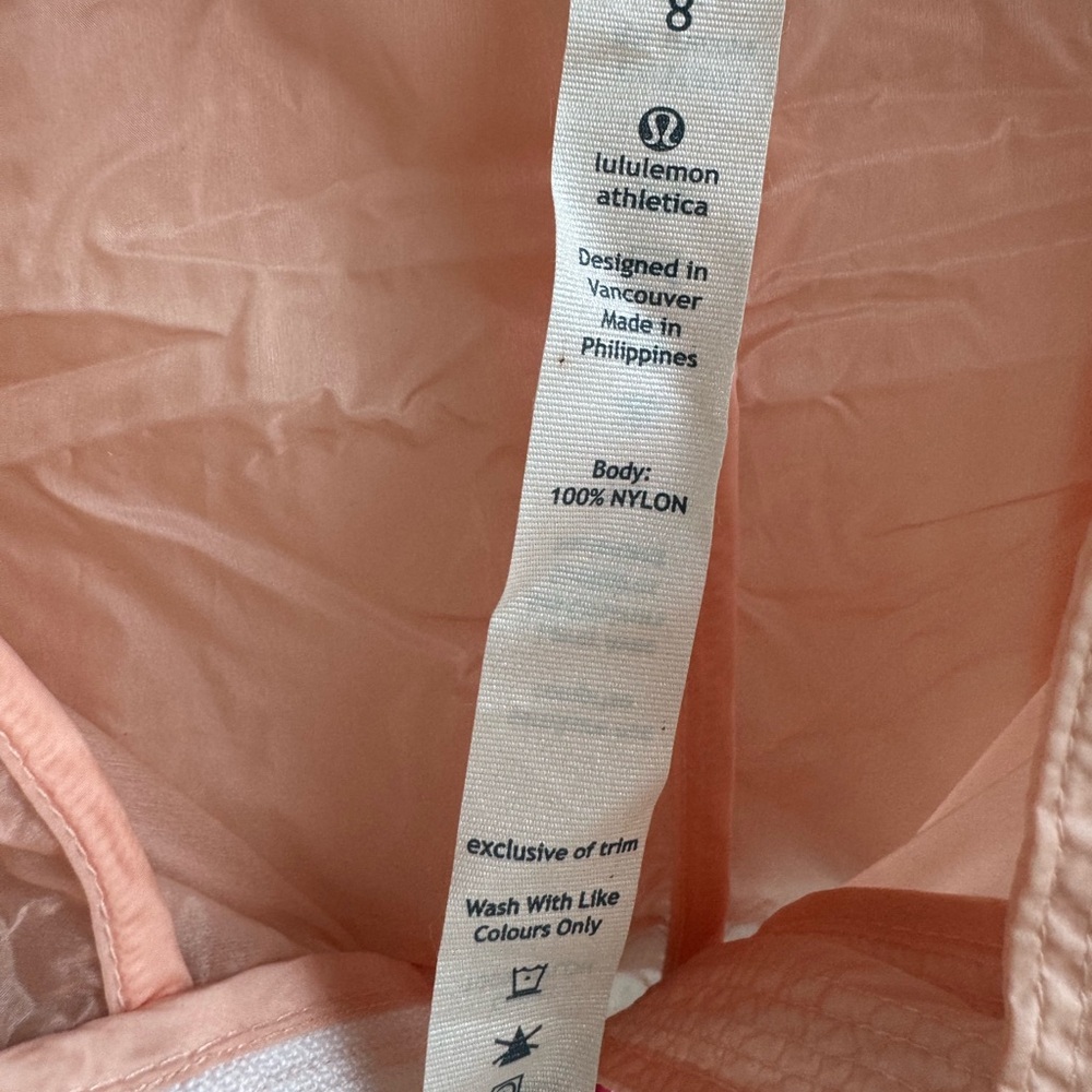 Lululemon Athletica Lightweight Hooded Jacket, Size 8 - Picture 6 of 7